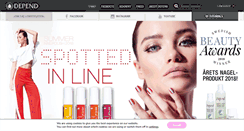Desktop Screenshot of dependcosmetic.com